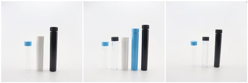 120mm Metal Color High-Demand Flower Packaging 0.8ml 1ml Vaporizer Vapor Vaper Pen Plastic Packaging Tube Atomizer Cigar Joint Push and Twist Tubes