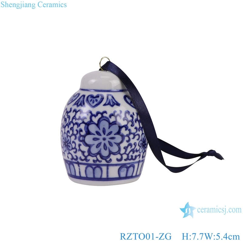 Rzto01-Series Ceramic Party Decoration Ornaments Irregular Shape Towel Round Small Hangings Jars