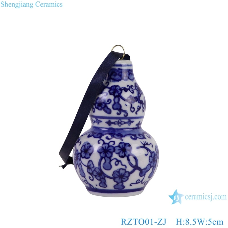 Rzto01-Series Ceramic Party Decoration Ornaments Irregular Shape Towel Round Small Hangings Jars