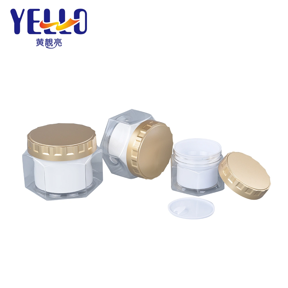 Plastic Small Package Tank Wholesale Amber Color Cosmetic Cream Jars
