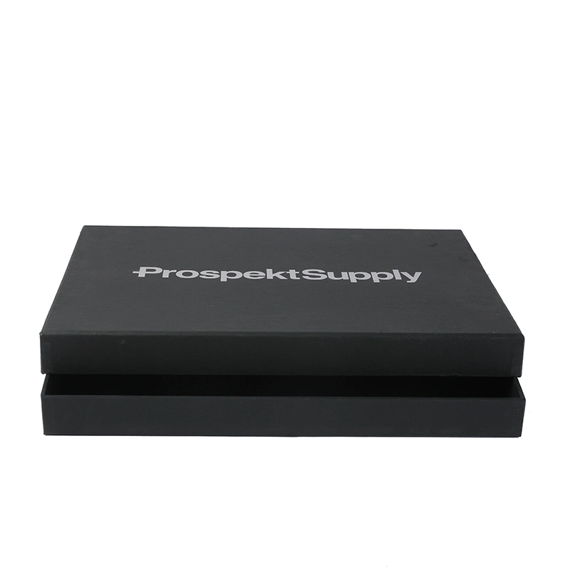 Black Luxury Custom Logo Printing Packaging Gift Jewelry Box