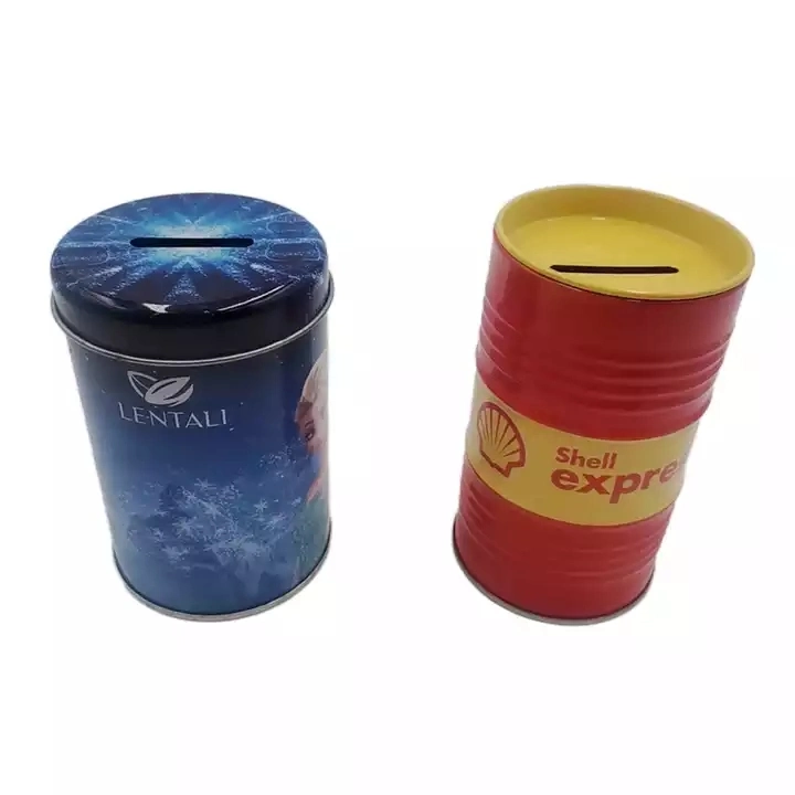 Manufacturer Direct Customized Sealed Eco-Friendly Durable Metal Tin Coin Box