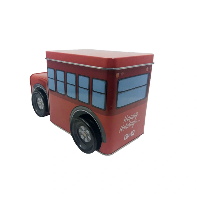 Tinplate Car Shape Empty Tins Candy Cookie Gift Storage Container Holiday Decorative Box