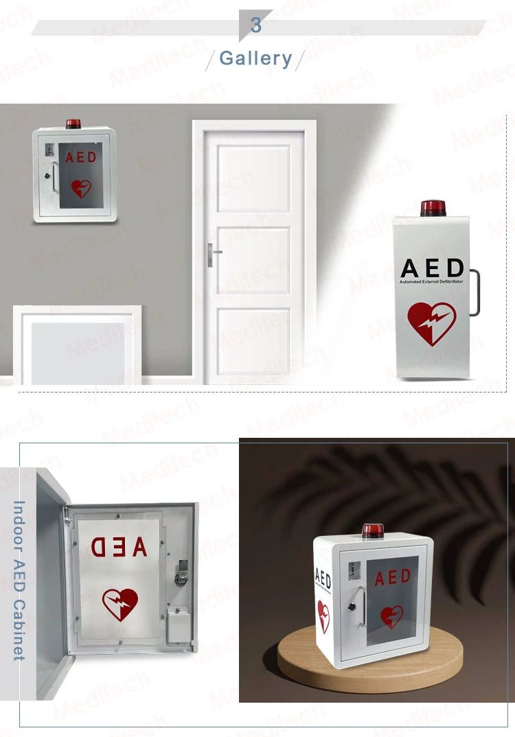 Meditech Mda-E13 Smart Indoor Use First Aid Waterproof Aed Wall Hanging Cabinet Box