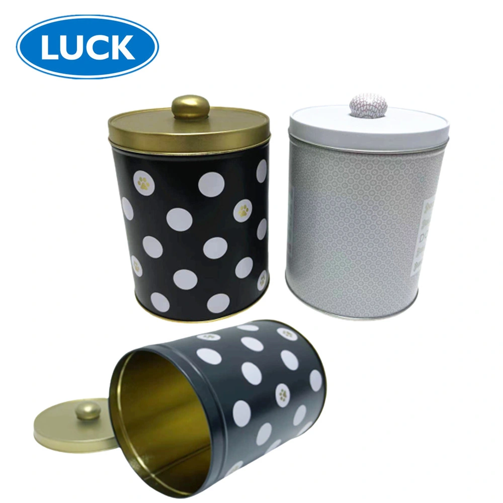 Factory Wholesale Tinplate Packaging Large Metal Storage Container Popcorn Tin Can for Food Canning