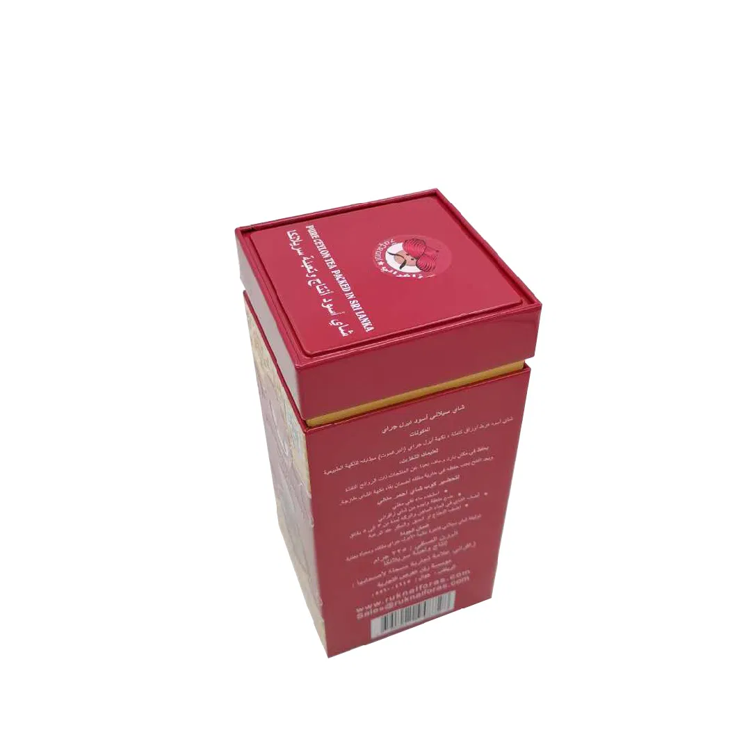 High Quality Wholesale Square Tea Packaging Box Tea Container