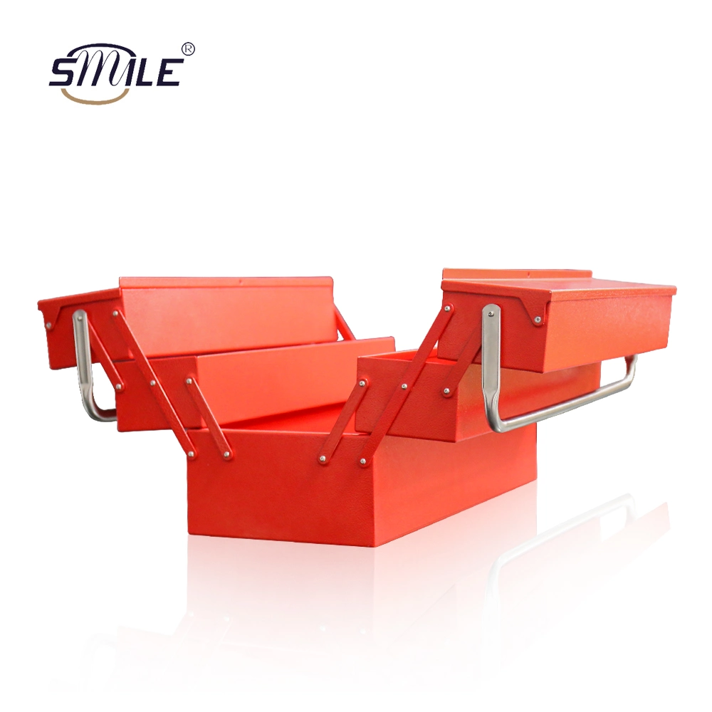 Smile High Quality Long Life Toolbox Multi Functional Large Garden Tool Storage Box Small Metal Truck Toolbox