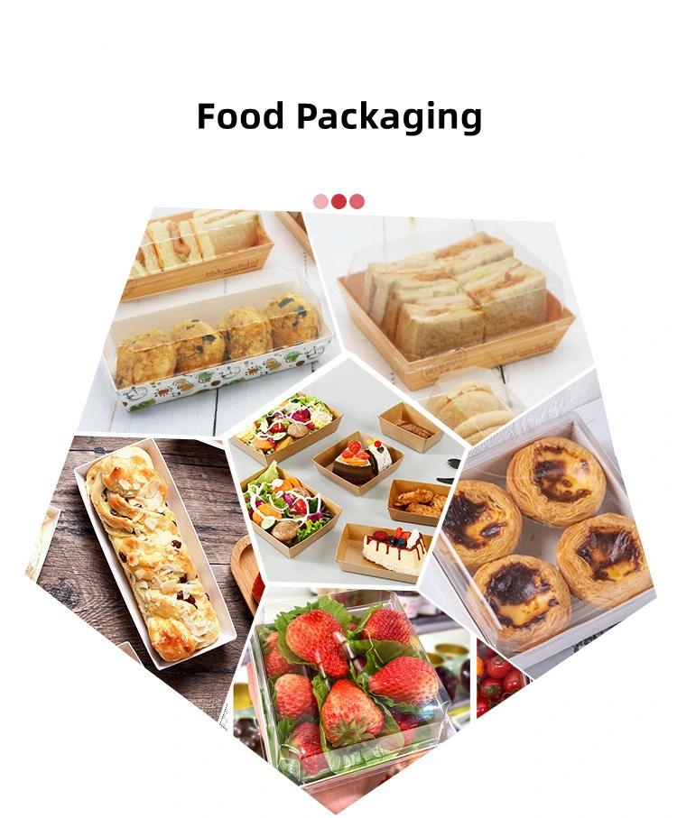 Custom Logo Printing Fast Food Takeaway 3 Compartment for Food Packaging Lunch Box