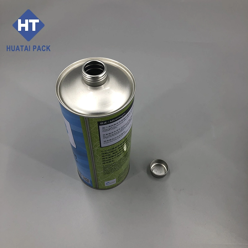 Engine Oil Can 500ml 1L Motor Oil Round Tin Can