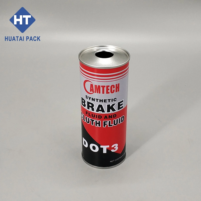 Engine Oil Can 500ml 1L Motor Oil Round Tin Can