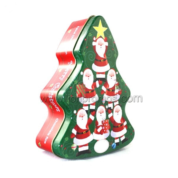 Christams Festival Promotional Kids Tin Plate Coin Box Bank