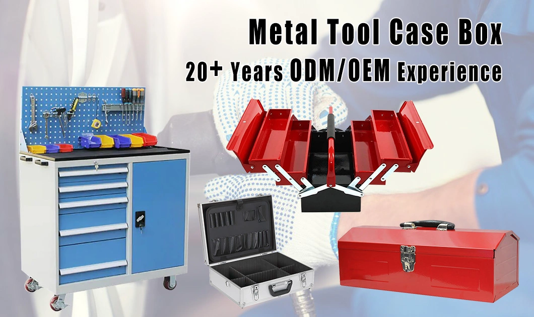 Custom Small Size Heavy Duty Waterproof Portable Craftsman Sheet Metal Tool Box