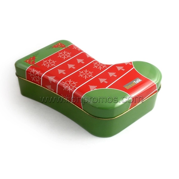 Christams Festival Promotional Kids Tin Plate Coin Box Bank