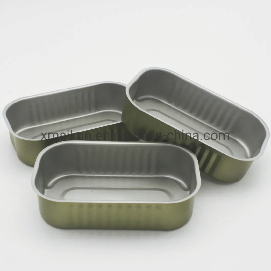 311# Wholesale Sardine Can Small Square Metal Tin Can