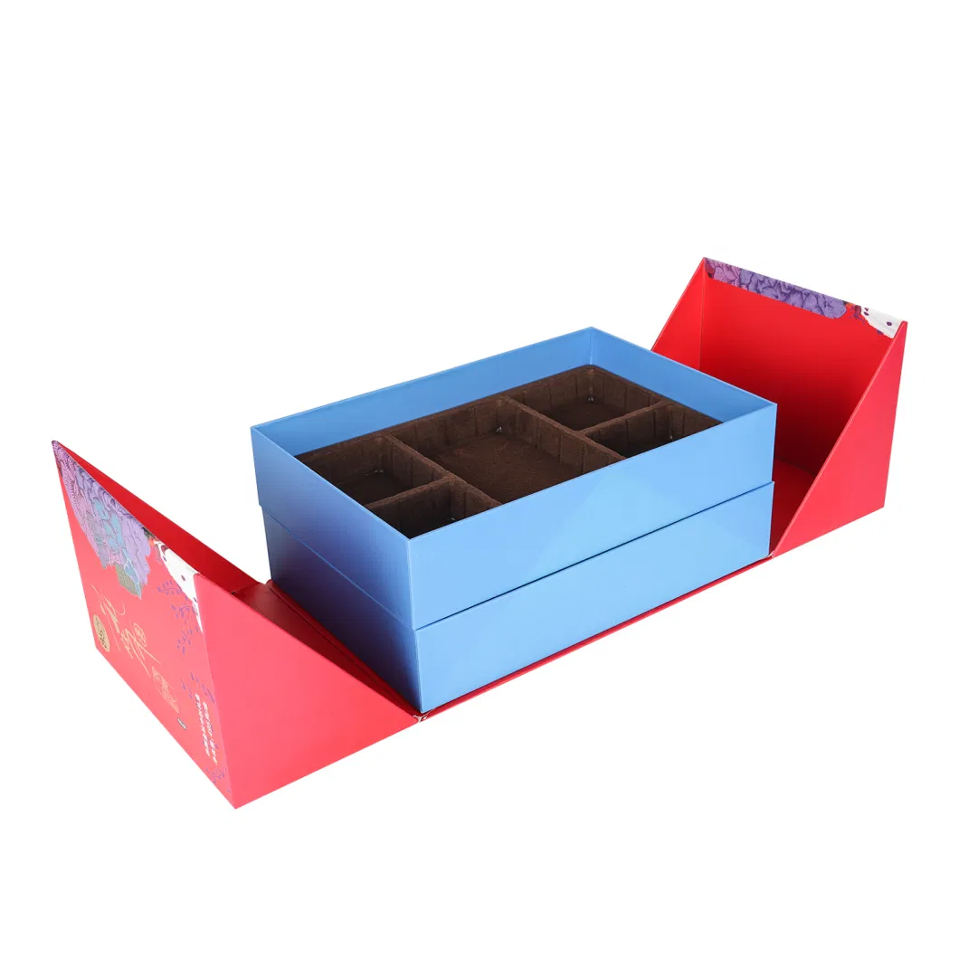 Custom Storage Packaging Gift Rectangle Black Food Corrugated Cardboard Paper Packing Box