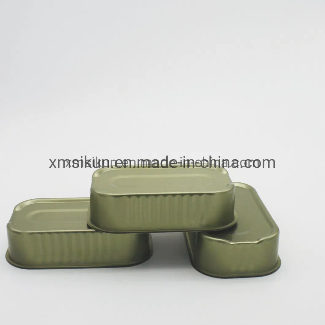 311# Wholesale Sardine Can Small Square Metal Tin Can