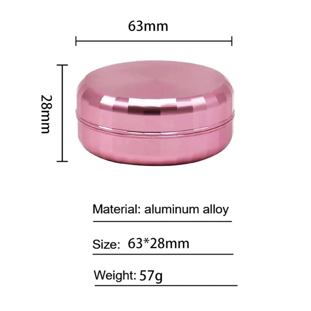 Wanchuang Wholesale Color Metal Custom Cosmetic Round Tin Jar Container