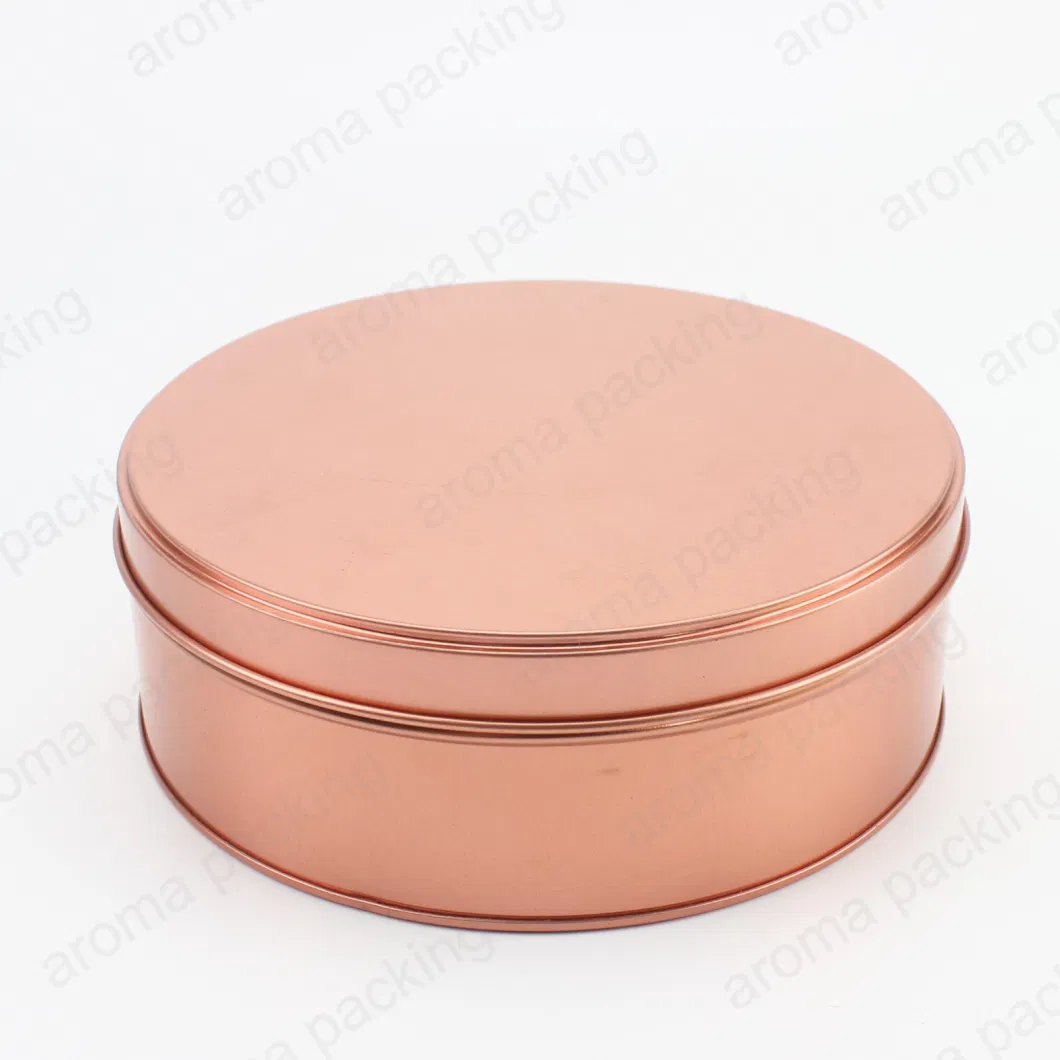 Cute Food Grade Metal Tin Cans for Cookie Candy Coffee Food Storage