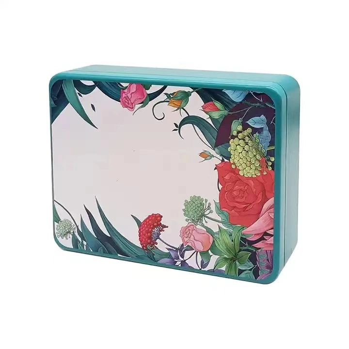 Custom-Designed Recyclable Food Safety Gift Metal Box Cosmetic Tin Packaging