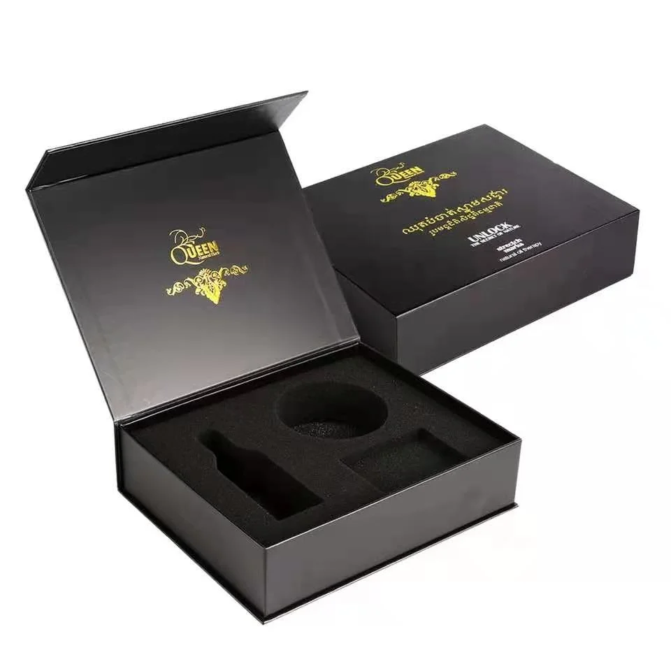 Wholesale Custom Luxury Black Shipping Carton Gift Paper Packaging Box for Delivery