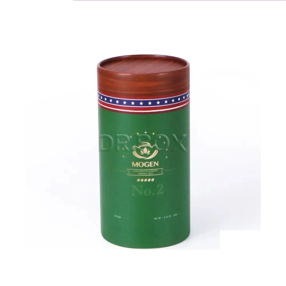 Four Different Designs Round Gift Box Professional Custom Paper Can Packaging