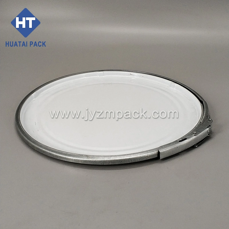 20L Metal Paint Pail Coating Cap Lacquer Pail Cover Tinplate Fully Sealed Drum Lock Ring Lid