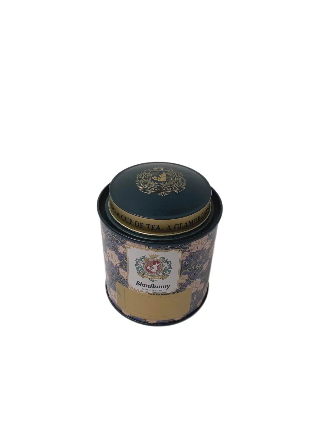 Hot Sale Factory Price High Quality Round Shape Tea Tin Can Metal Gift Box Tea Tin Packaging Tea Tin Box with Embossing Tin Box