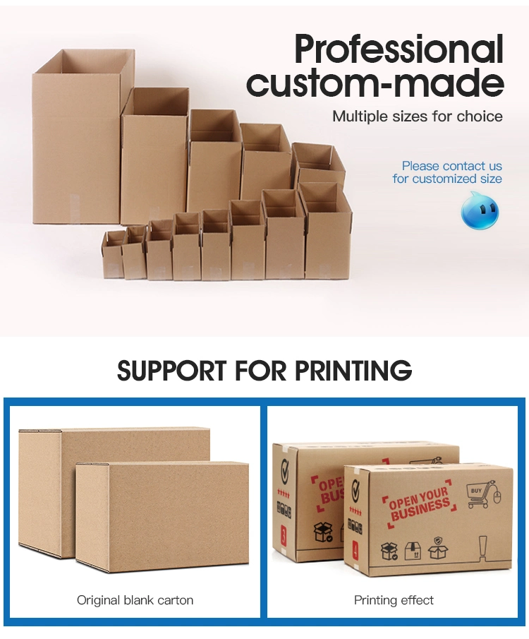 Color Box Carton Corrugated Cardboard Box Custom Printing