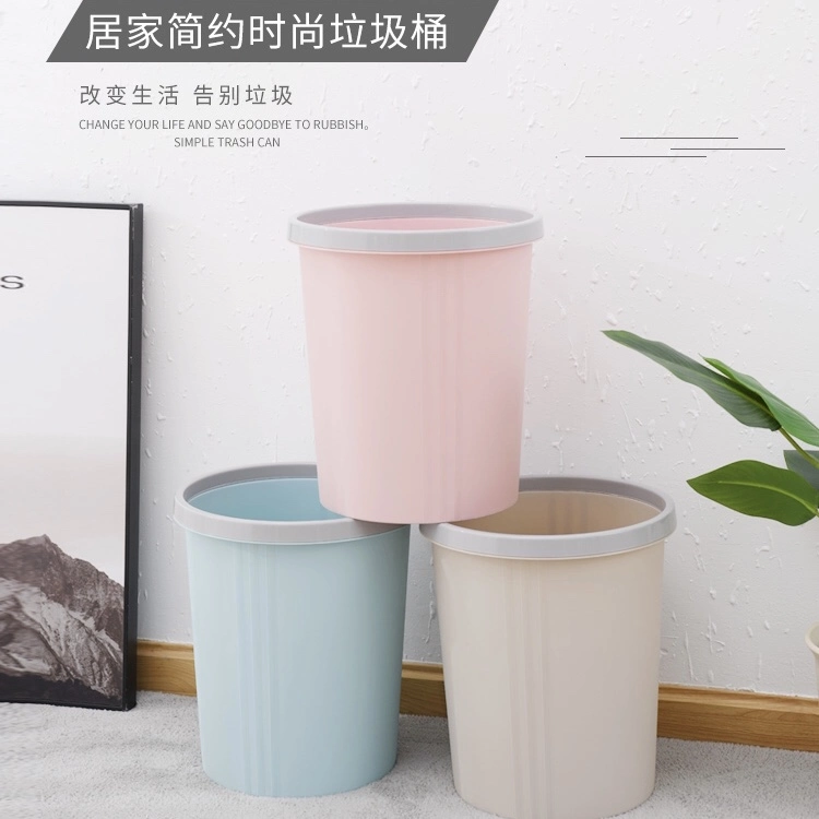 Simple Paper Basket Hollow Garbage Bin Toilet Household Trash Can