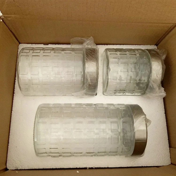 Lucid Rectangular Glass Jars with Airtight Wooden Lids