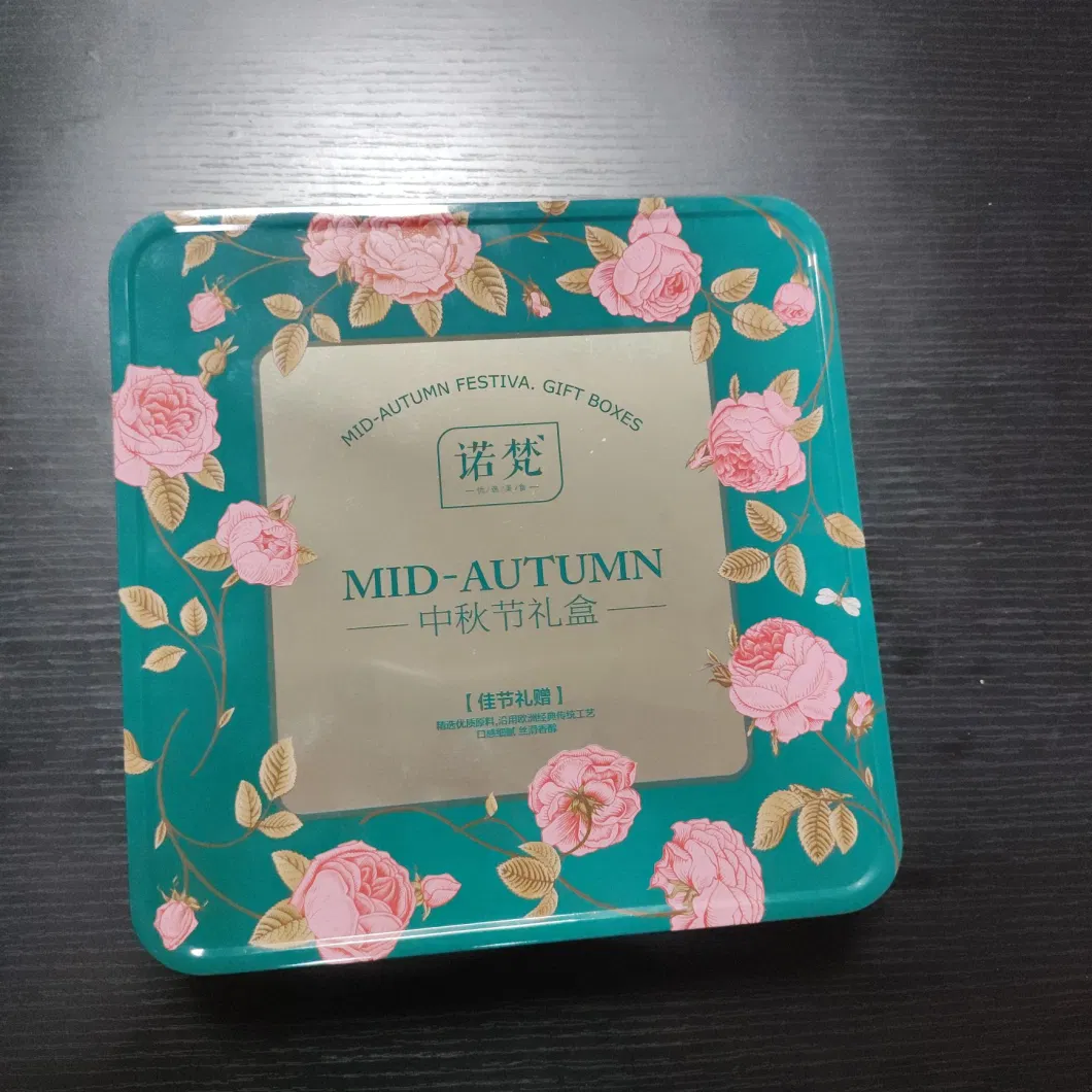 Hot Sale Factory Price Food Grade Customisable Embossed Square Chocolate Tin Box
