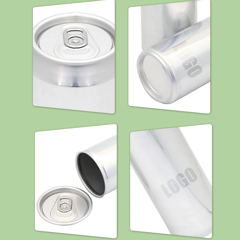 Epoxy Bpani Lining Blank Printed Food Grade 180 250 330 500ml 12 16oz Easy Open Food Beverage Coffee Aluminum Can