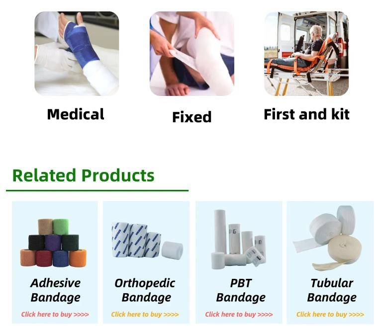 Pop Bandage (Plaster of Paris Bandage) Soft Rolls Cotton Padding Orthopedic Cast Bandage