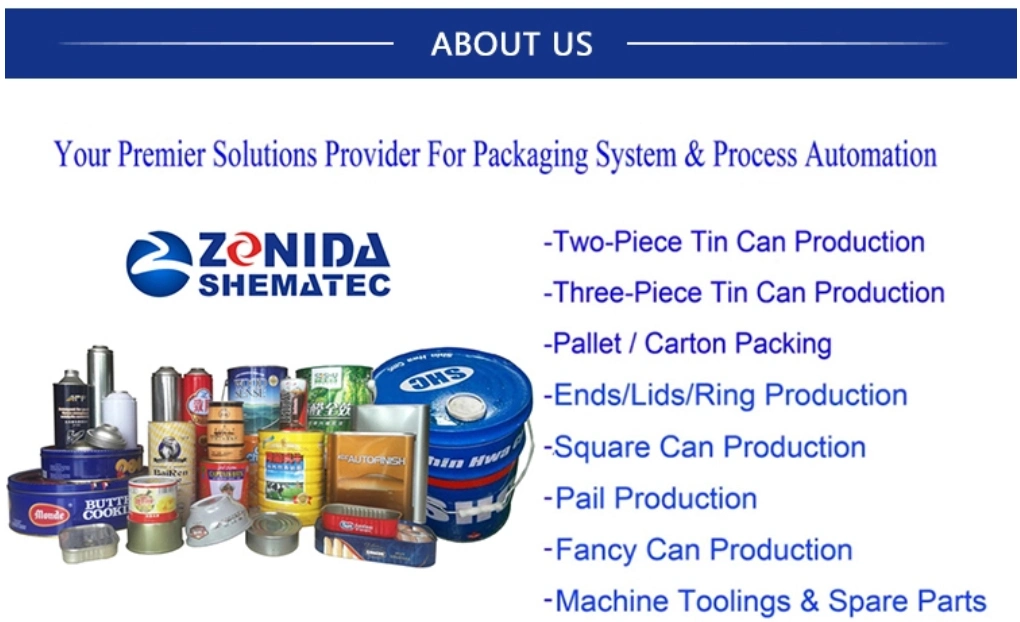 Metal Packaging Machine - 1-5L Small Round Paint Tin Can Making Equipment
