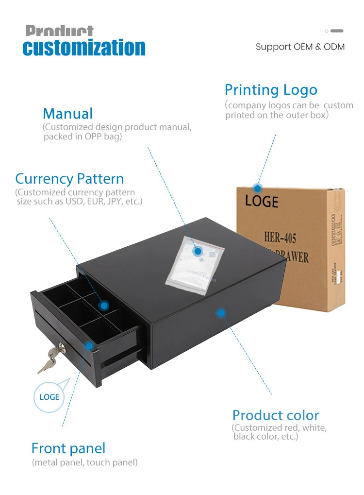 Small Metal POS Fashion Atmosphere High-End Fashion Atmosphere Money Safe Cash Box