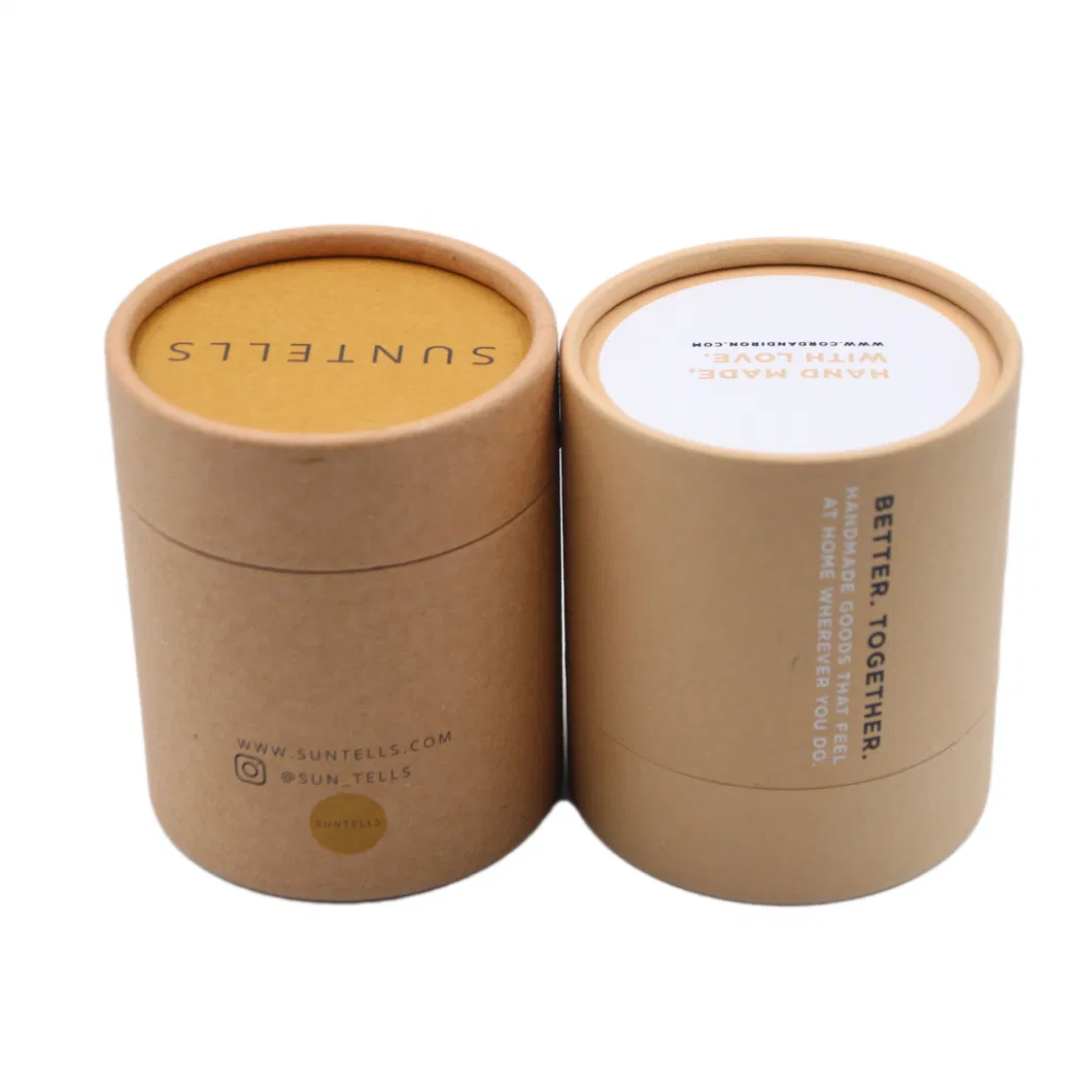 Wholesale Printing Design Food Grade Airtight Round Black Matte Tins Custom Tea Box Cans