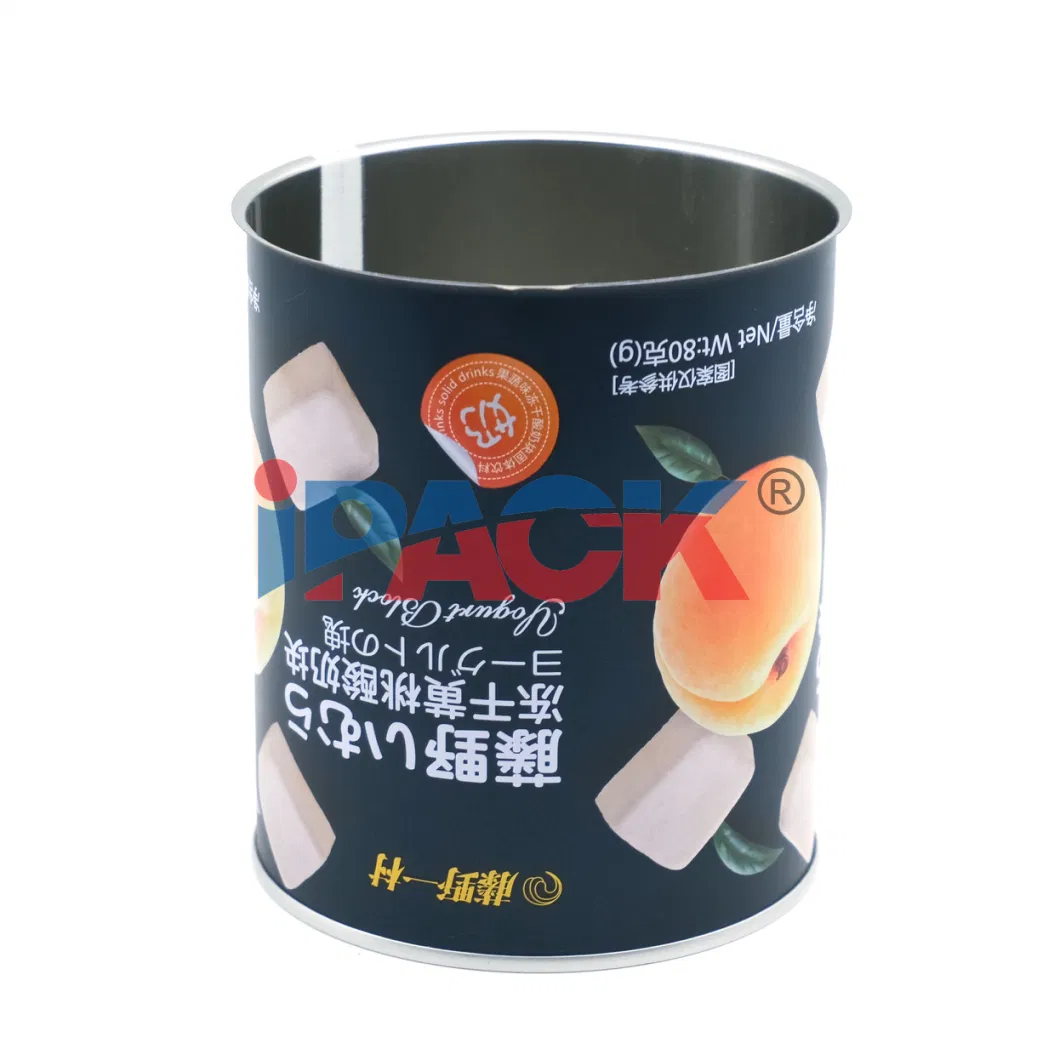 9119# Hot Sale Recyclable Large Capacity Round Tin Can for Food Packaging