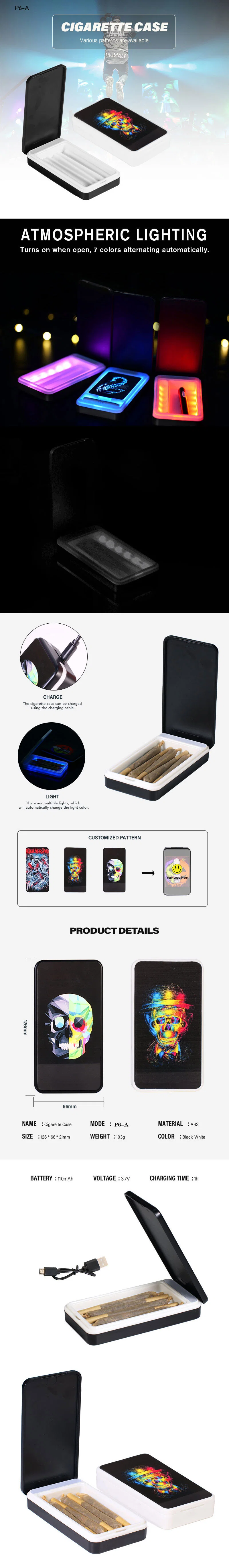 Metal Holder Childproof Slide Portable Smoking Case