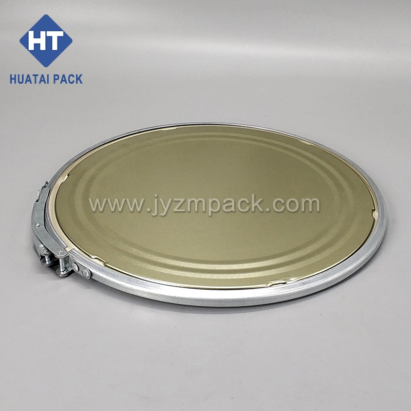 20L Metal Paint Pail Coating Cap Lacquer Pail Cover Tinplate Fully Sealed Drum Lock Ring Lid