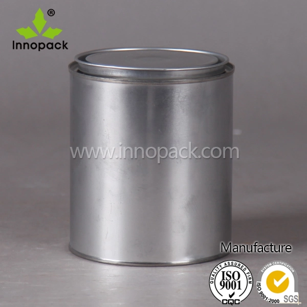 High Quality Small Metal Tin Can with Open Top Lid for Lubricant