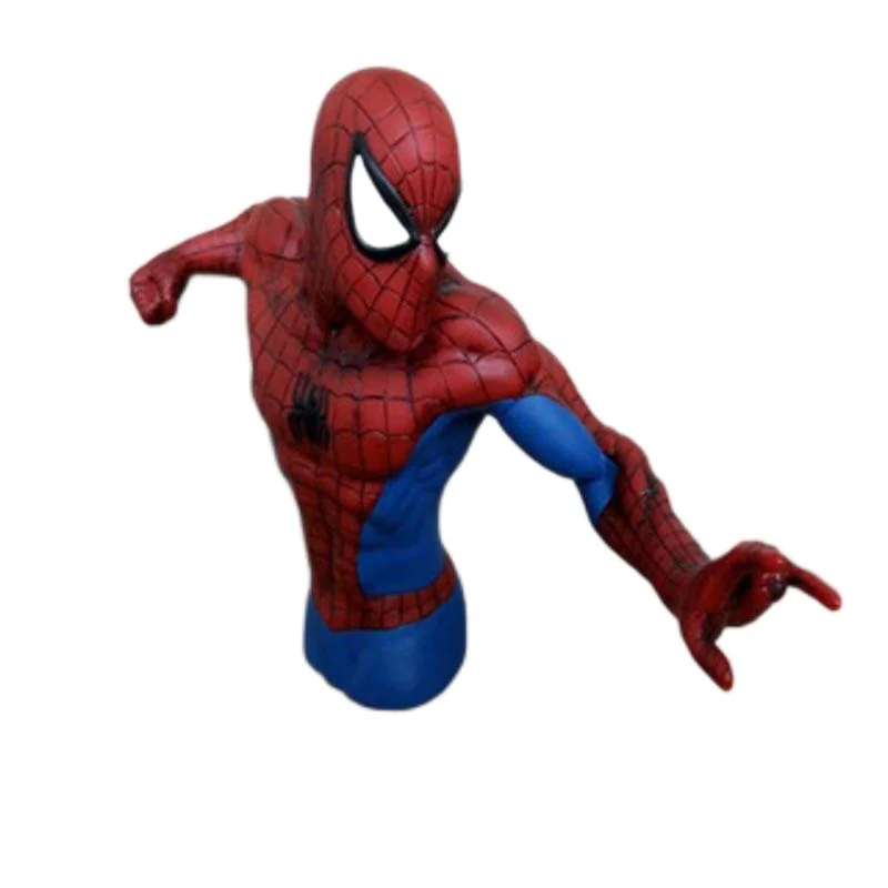 Custom Marvel Black and White Spider Man Vinly Coin Bank