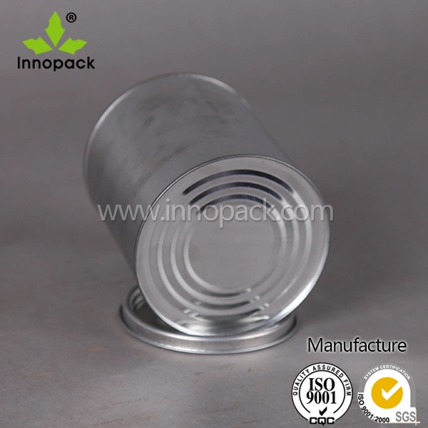 High Quality Small Metal Tin Can with Open Top Lid for Lubricant