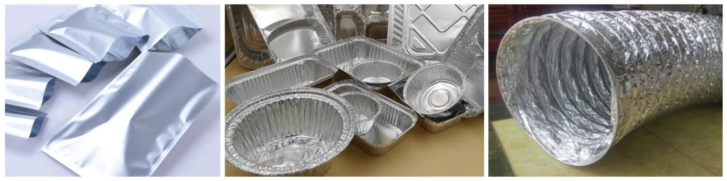 Household Packing Microwave Tin 9 10 14 15 Micron Aluminum Heavy Duty Food Grade Paper in Roll Aluminum Foil