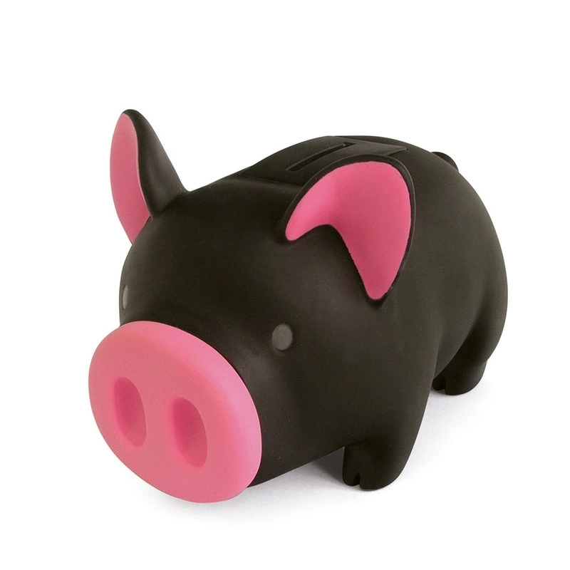 Plastic Piggy Bank in Gift Box Coin Money Storage for Kid&prime;s Birthday