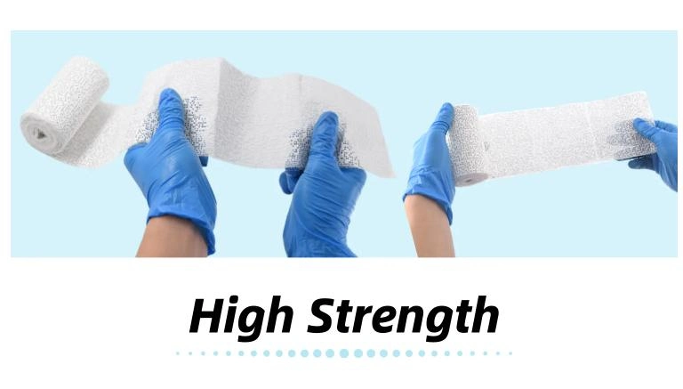 Pop Bandage (Plaster of Paris Bandage) Soft Rolls Cotton Padding Orthopedic Cast Bandage