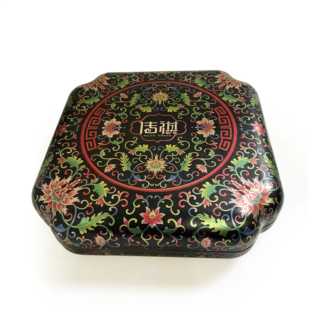 Sealed Creative Tea Can New Tea Jar Round Flower Tea Tin Box