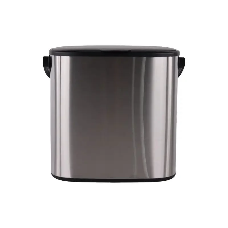 Rolling Cover Kitchen Bin Hanging Trash Bin Soft Closing 5L Waste Can