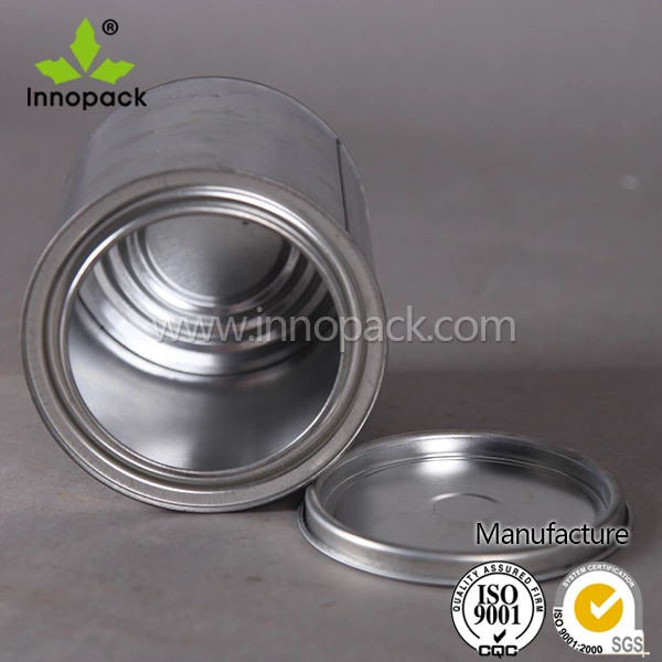 High Quality Small Metal Tin Can with Open Top Lid for Lubricant