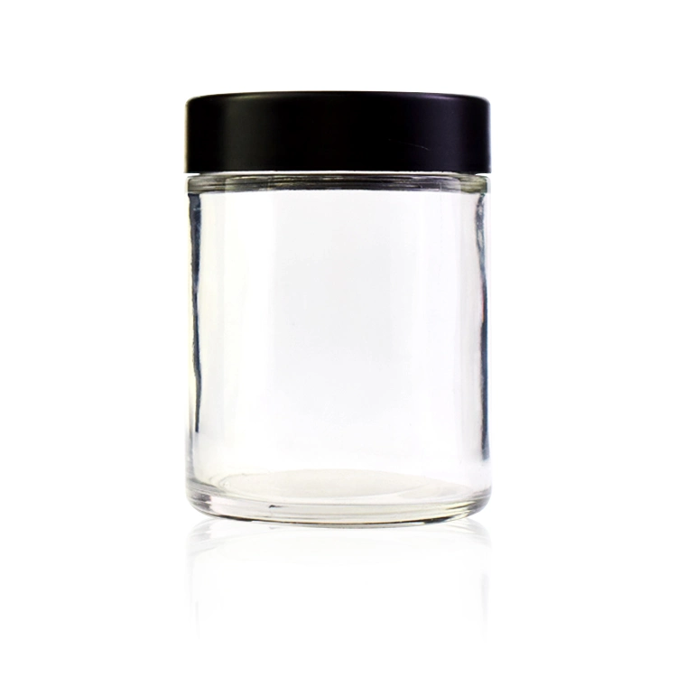 High Quality 1 Oz 3 Oz Customized Glass Jar with Plastic Lids Child Proof Glass Jars Containers for Cosmetic