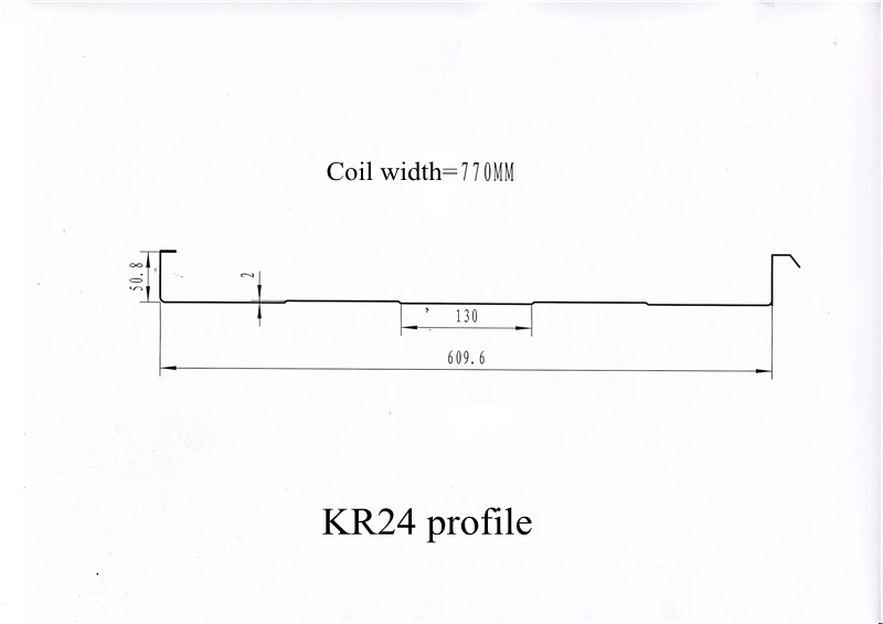 Bohai Kr Standing Seam Metal Steel Roll Forming Machine